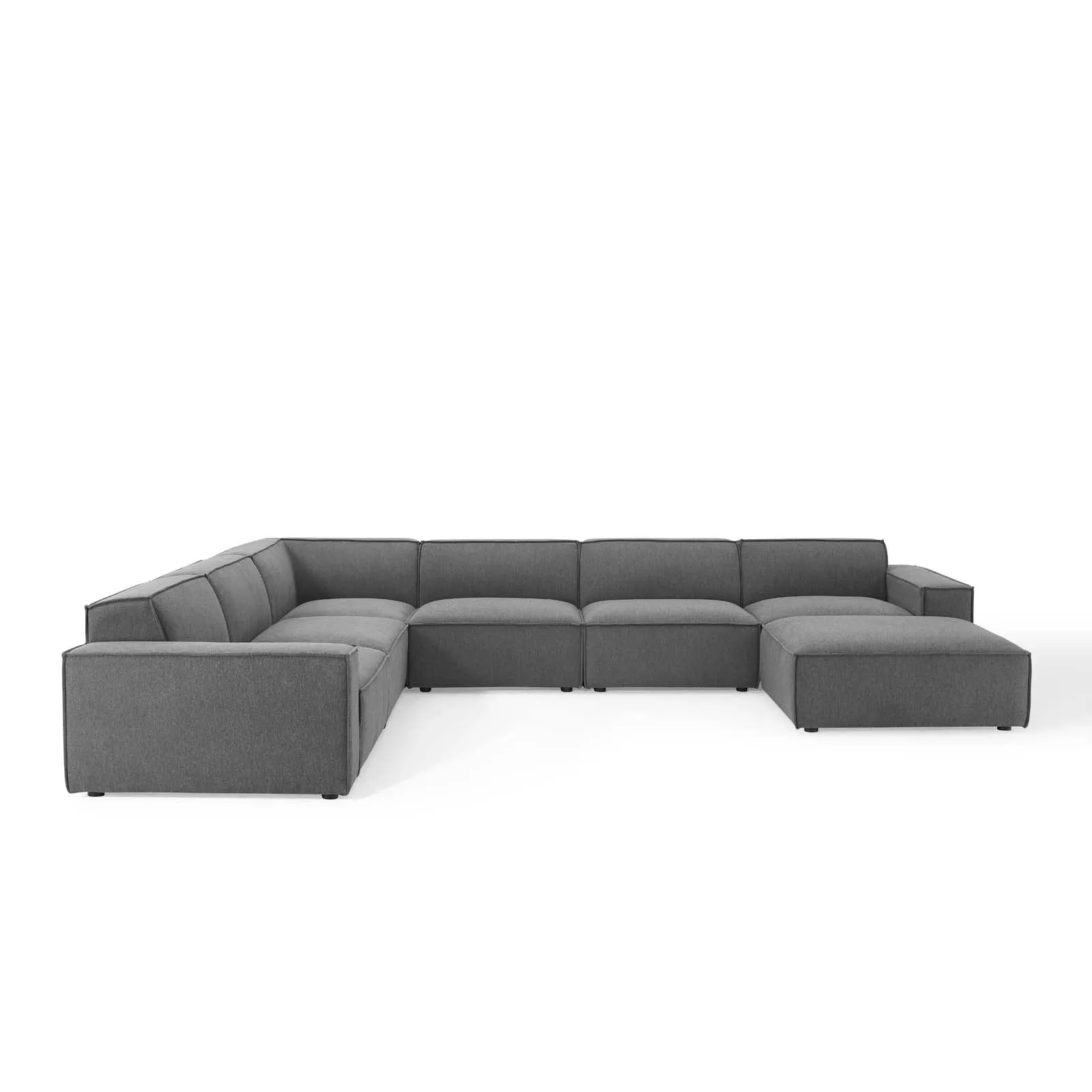 Restore 7-Piece Sectional Sofa Charcoal EEI-4120-CHA