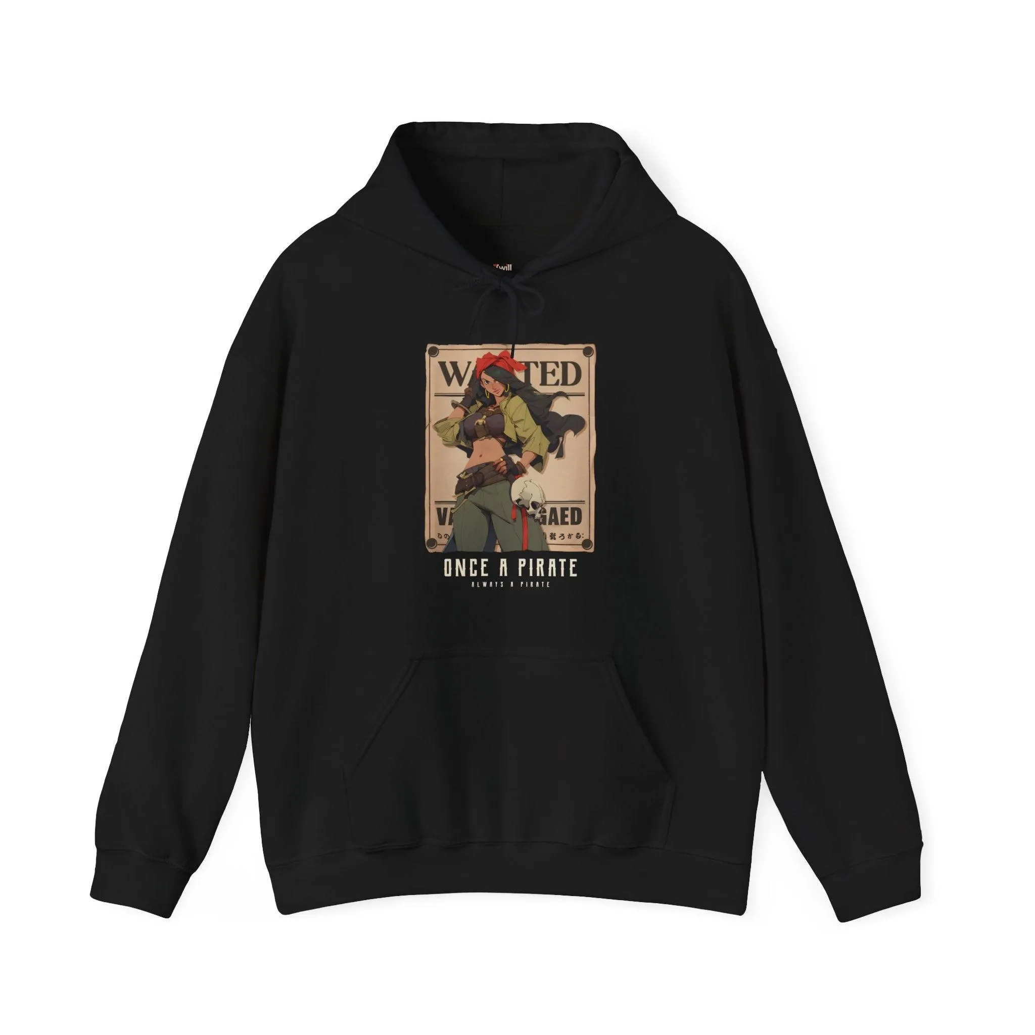Retro Once a Pirate, Always a Pirate Hoodie