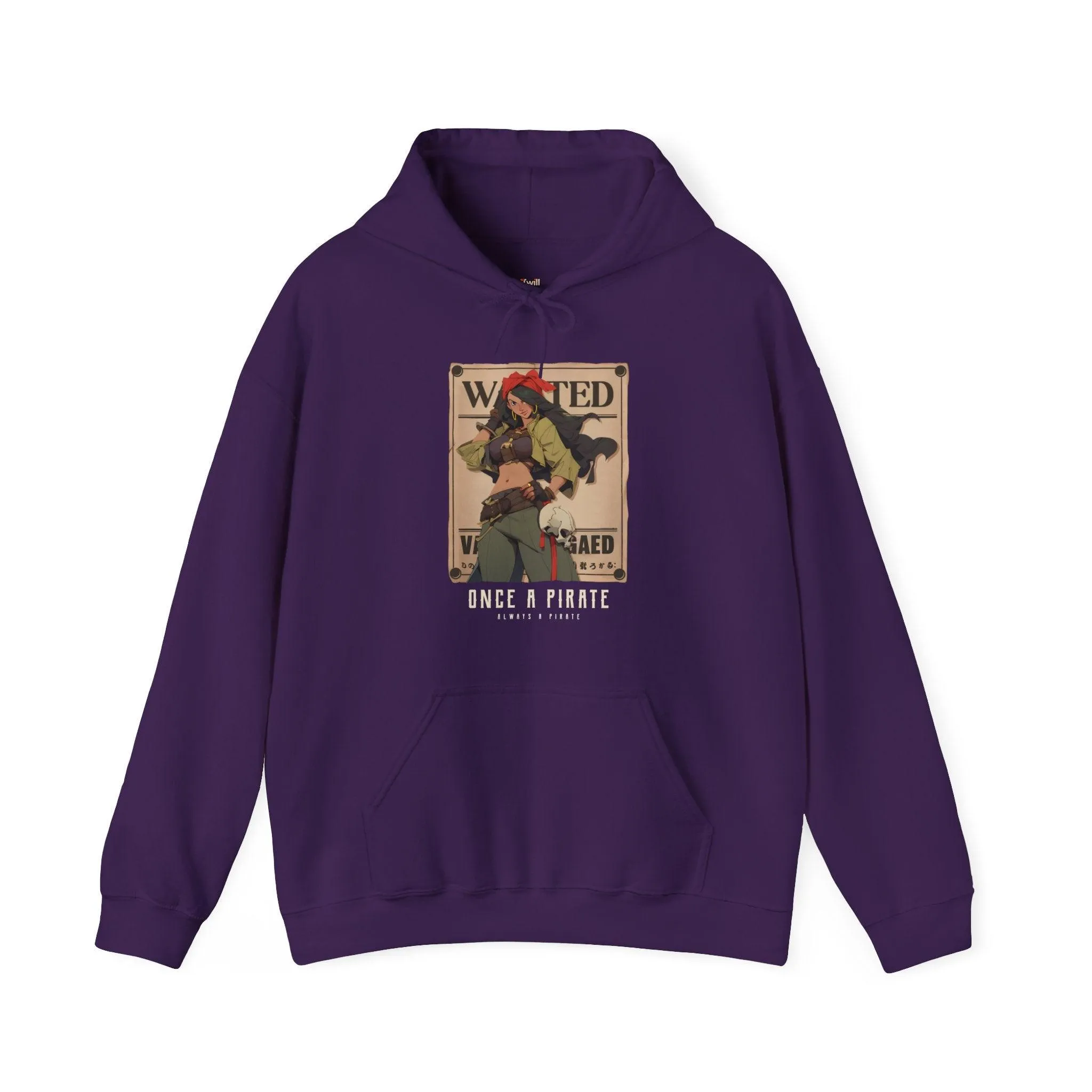 Retro Once a Pirate, Always a Pirate Hoodie