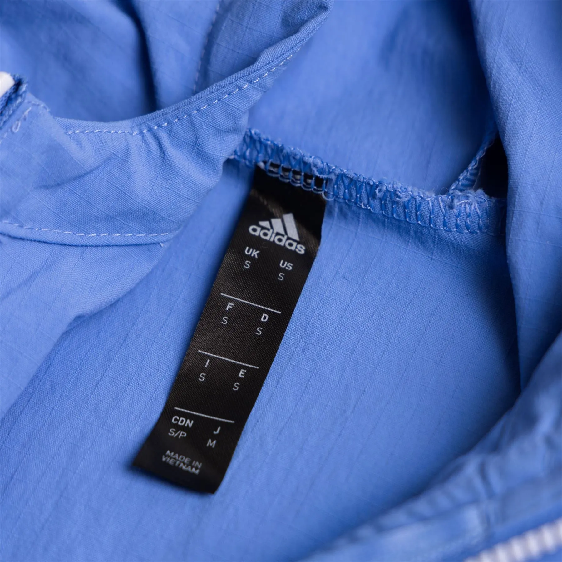 Ripstop Quarter Zip Hoodie Blue Fusion - SS23