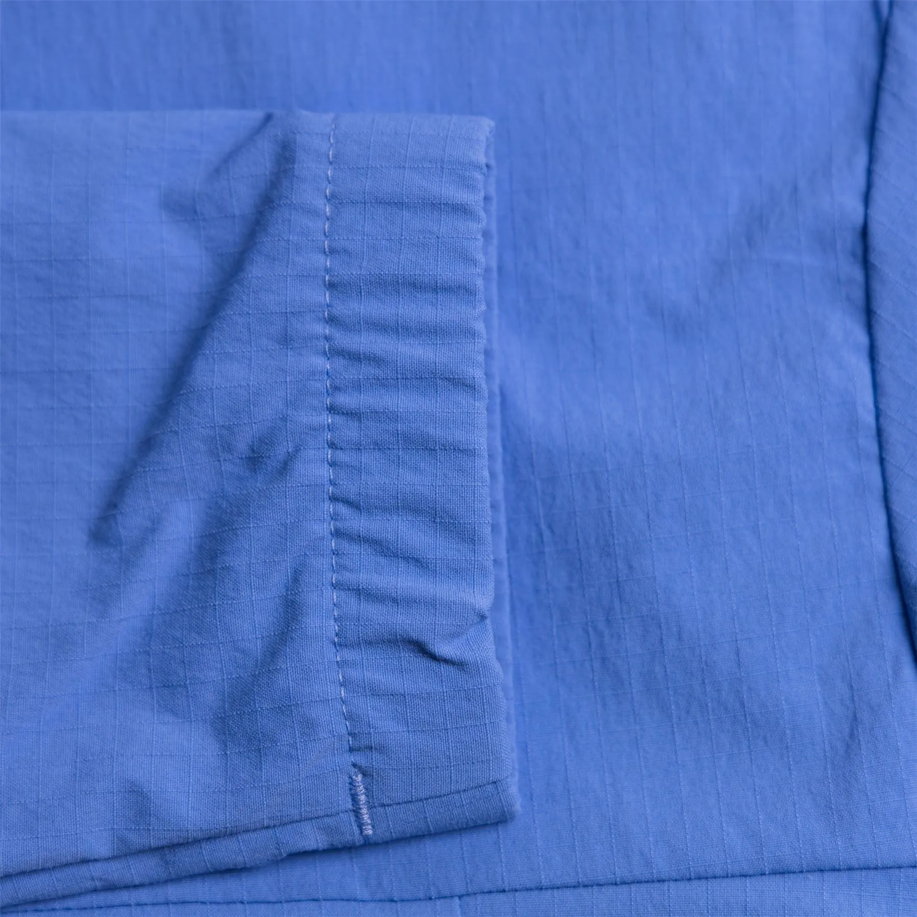 Ripstop Quarter Zip Hoodie Blue Fusion - SS23