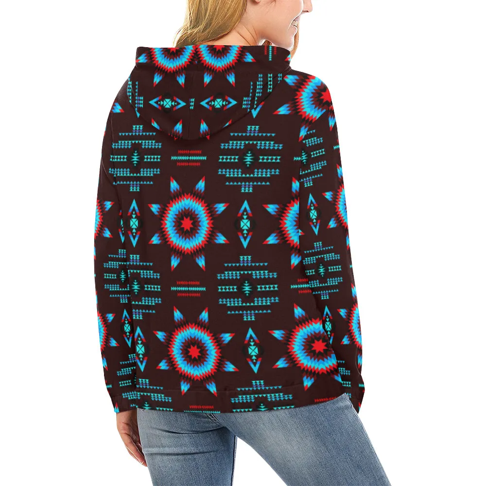 Rising Star Corn Moon Hoodie for Women (USA Size)