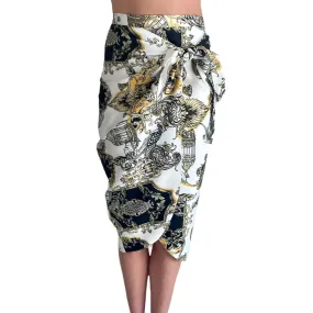 River Island Baroque Print Skirt
