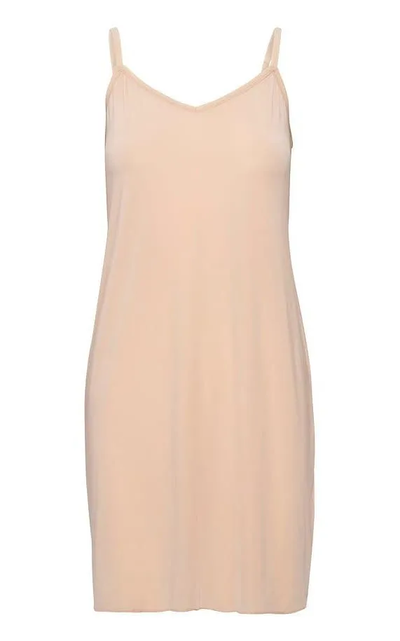 Saint Tropez - Nena Adjustable Strap Slip Dress In Nude