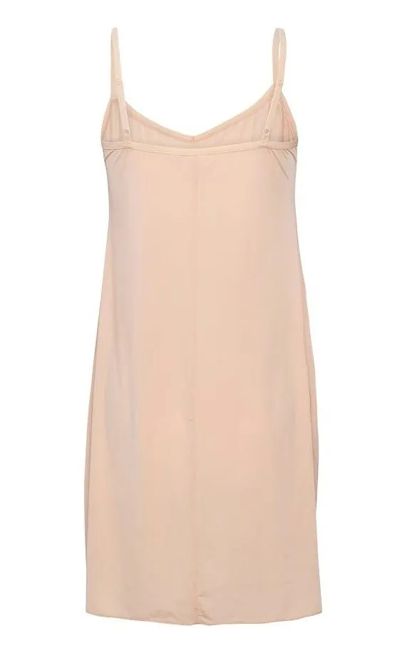 Saint Tropez - Nena Adjustable Strap Slip Dress In Nude