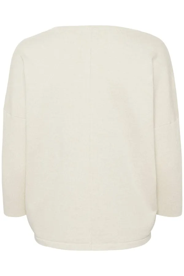 Saint Tropez Relaxed Lightweight Jumper Ice White
