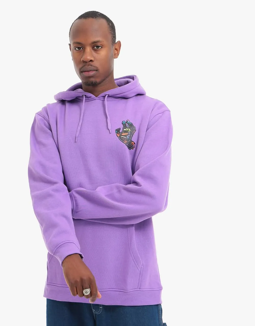 Santa Cruz Hand Splatter Pullover Hoodie - Lavender