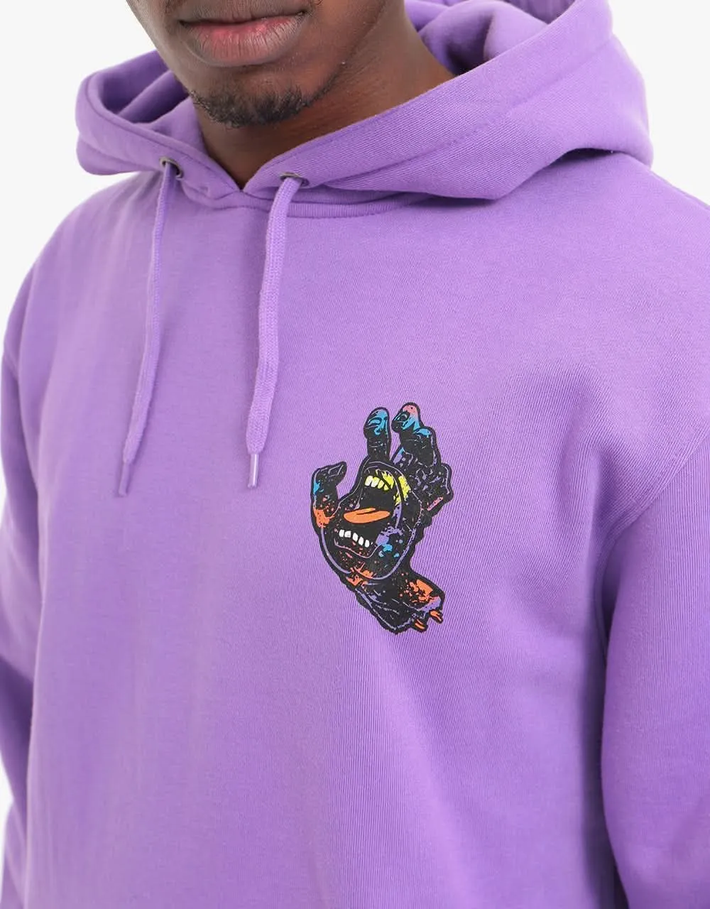 Santa Cruz Hand Splatter Pullover Hoodie - Lavender