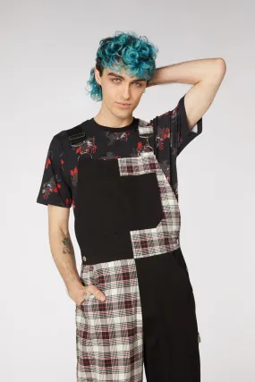 Sass Tartan Split Overall
