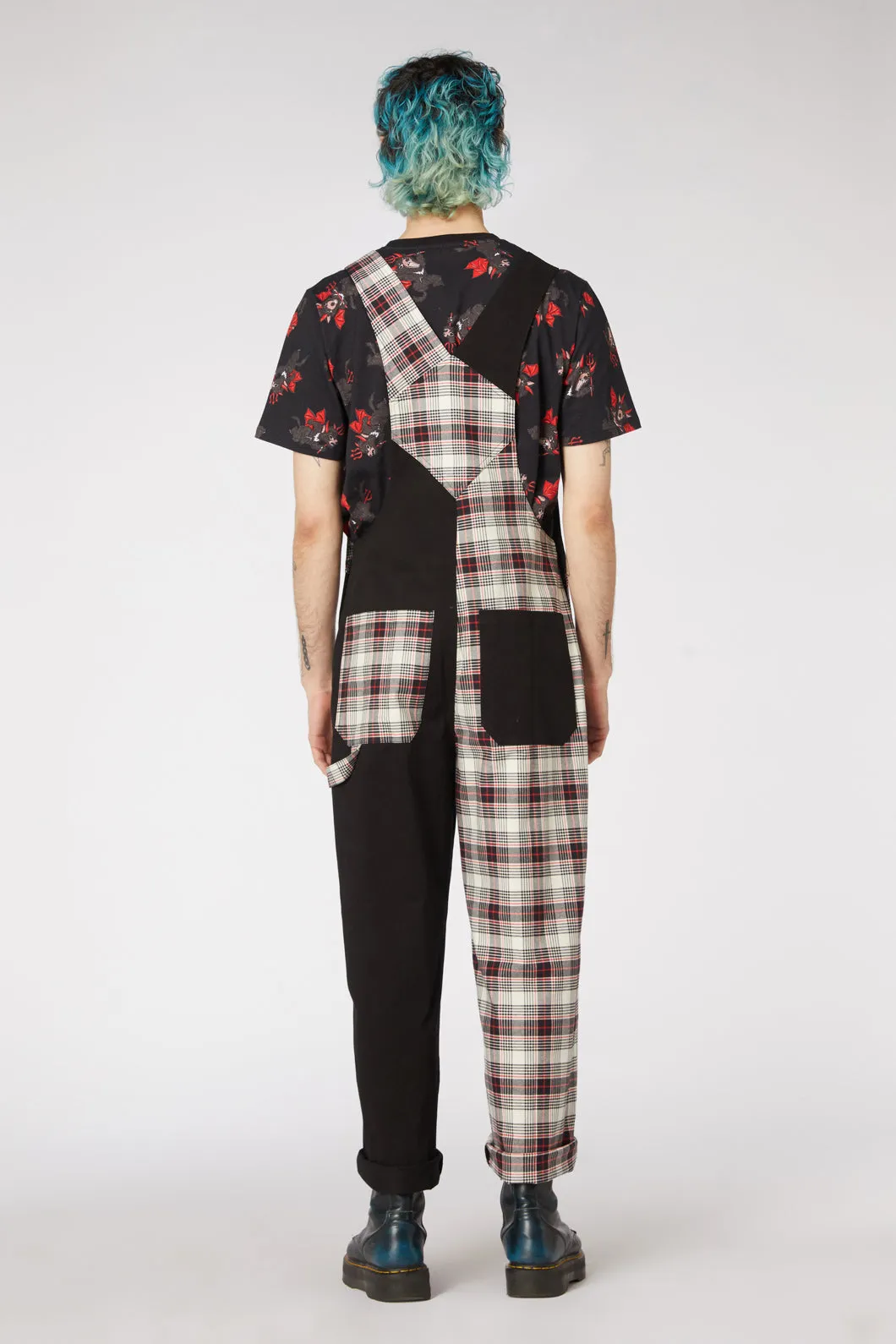 Sass Tartan Split Overall