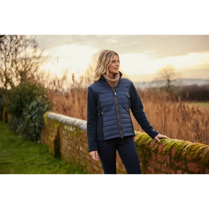 Schoffel Filey Fairisle Roll Neck Ladies Merino Mix Jumper - Warm Sand