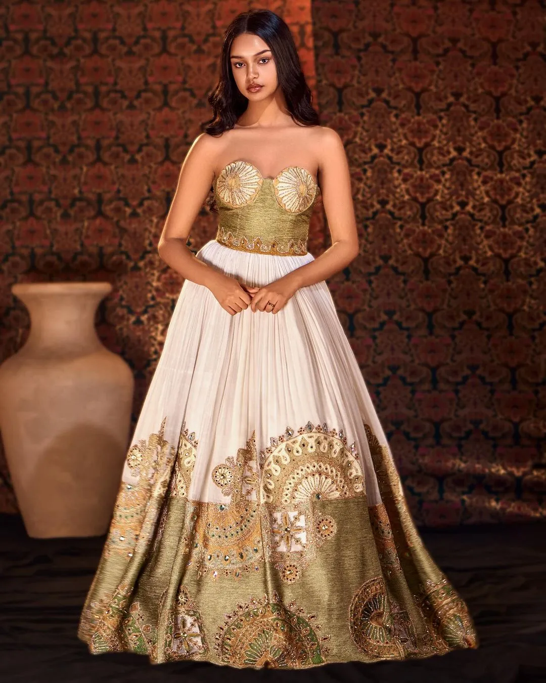 Shiny Gorgeous Habesha Wedding Dress Beaded Ethiopian Wedding Dress Ethiopian and Eritrean Beauty