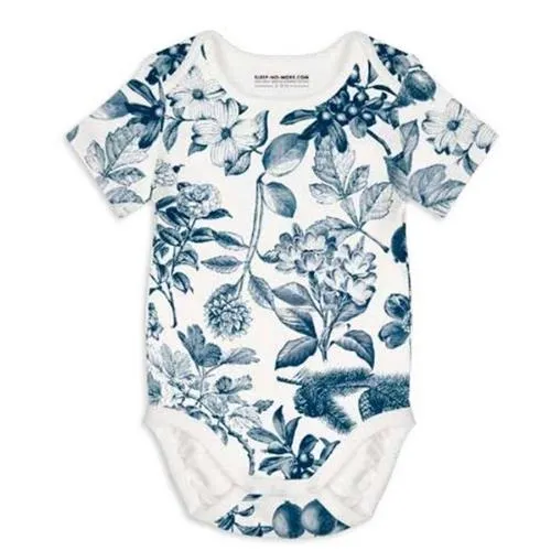 Sleep-No-More Bloom & Grow Short Sleeve Bodysuit