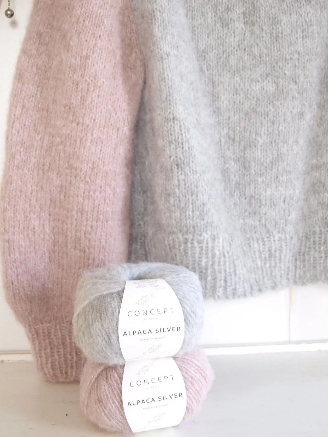 Strickanleitung 2 - Farbiger Pullover aus Alpaca Silver von Katia