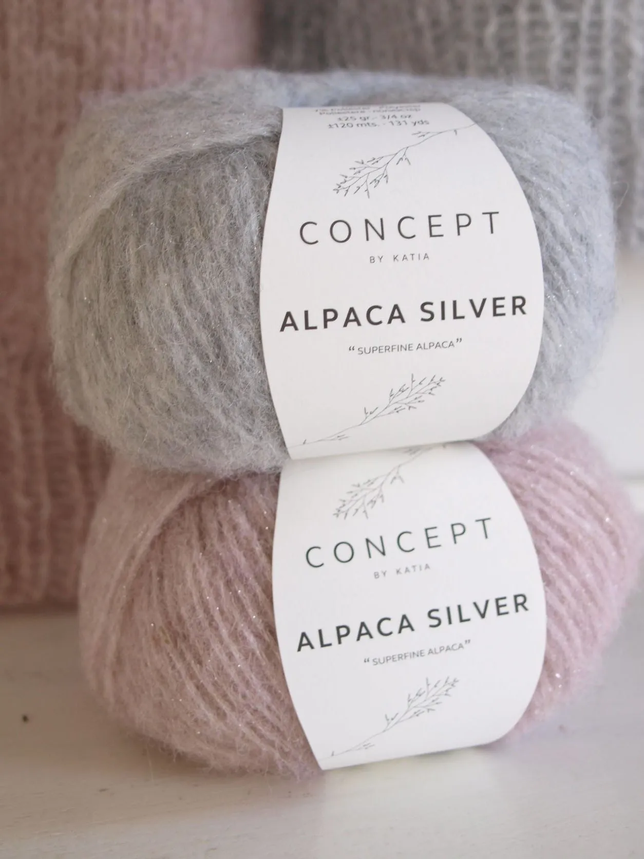 Strickanleitung 2 - Farbiger Pullover aus Alpaca Silver von Katia