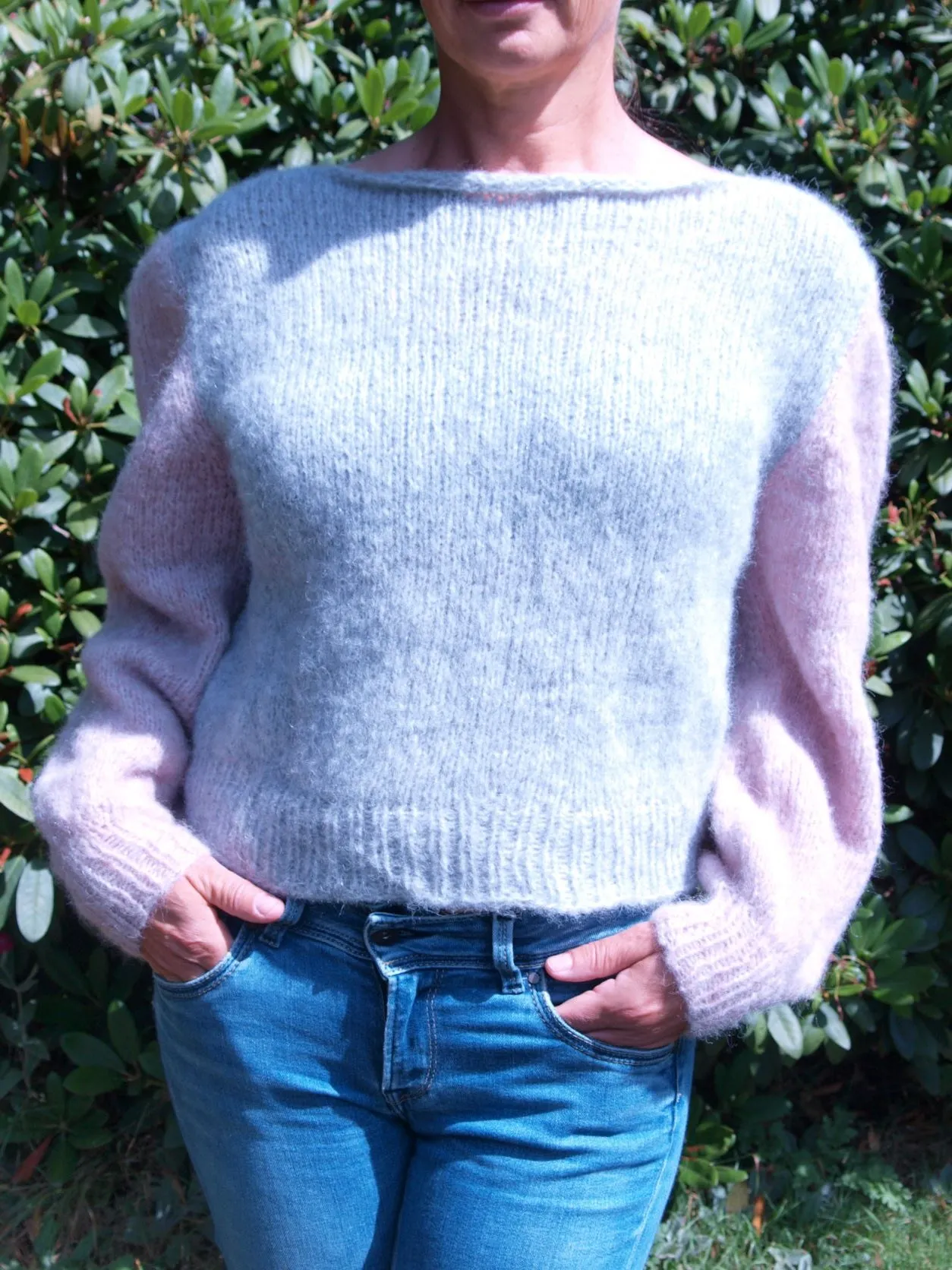 Strickanleitung 2 - Farbiger Pullover aus Alpaca Silver von Katia
