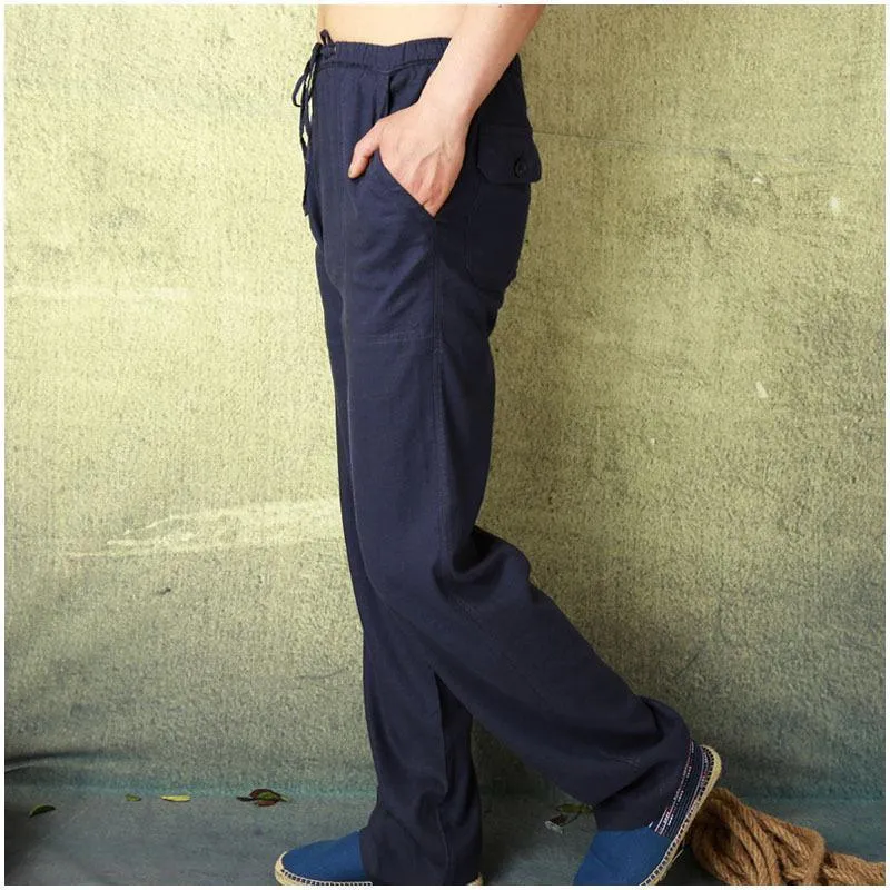 Summer Linen Pants For Men