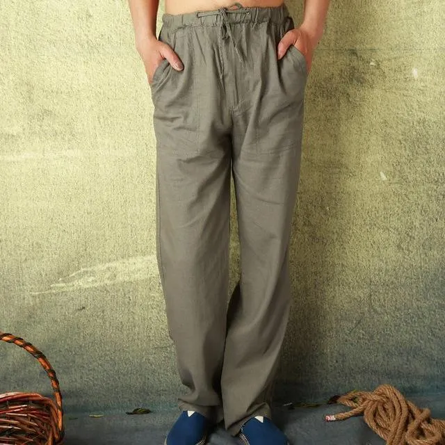 Summer Linen Pants For Men