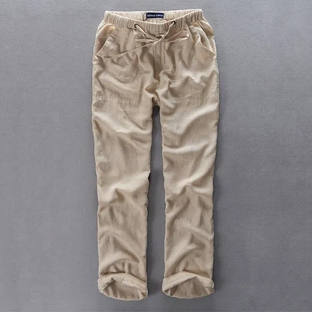 Summer Linen Pants For Men