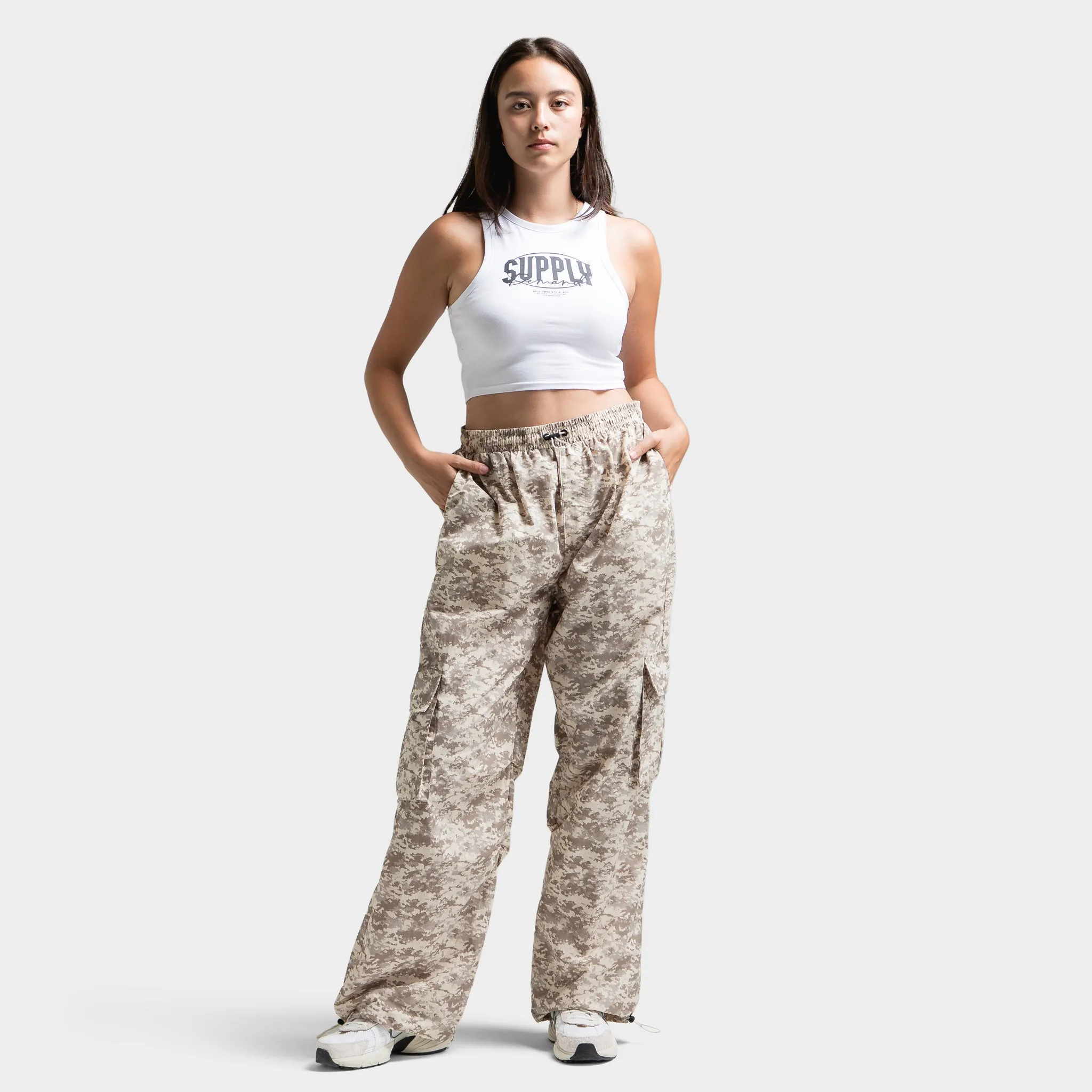 Supply & Demand Women's Pixel Camo Cargo Pants / Camo