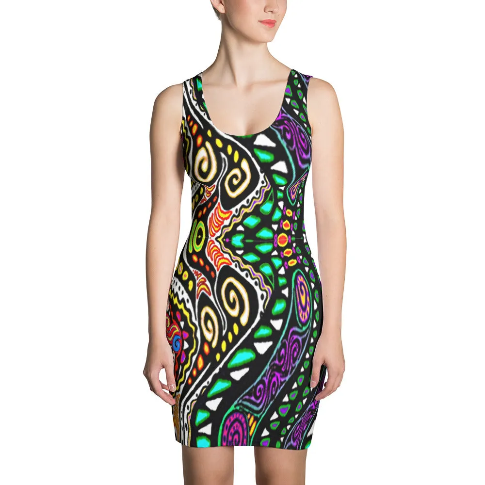 SWIRLY Sublimation Cut & Sew Dress