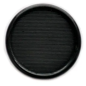 Textured Matte Black Blazer Button (Made in USA by Waterbury)
