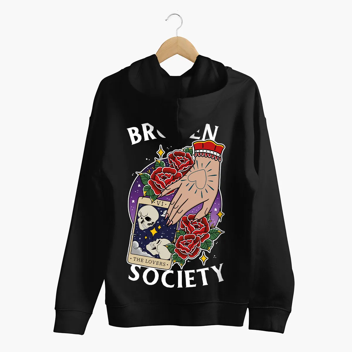 The Lovers Tarot Hoodie (Unisex)