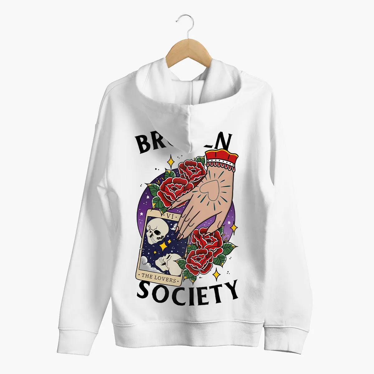 The Lovers Tarot Hoodie (Unisex)