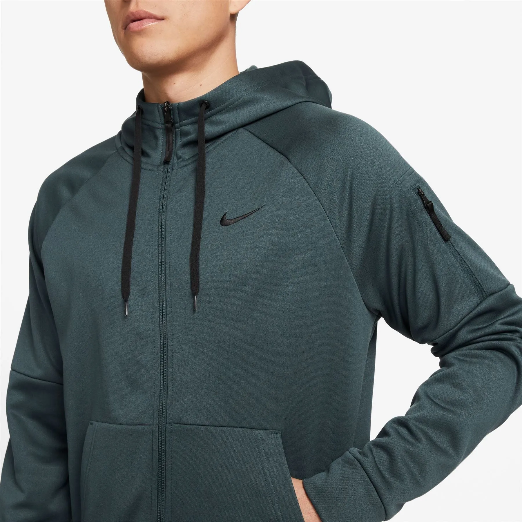 Therma-FIT Full Zip Soft Fleece Hoodie Deep Jungle Green - SS24