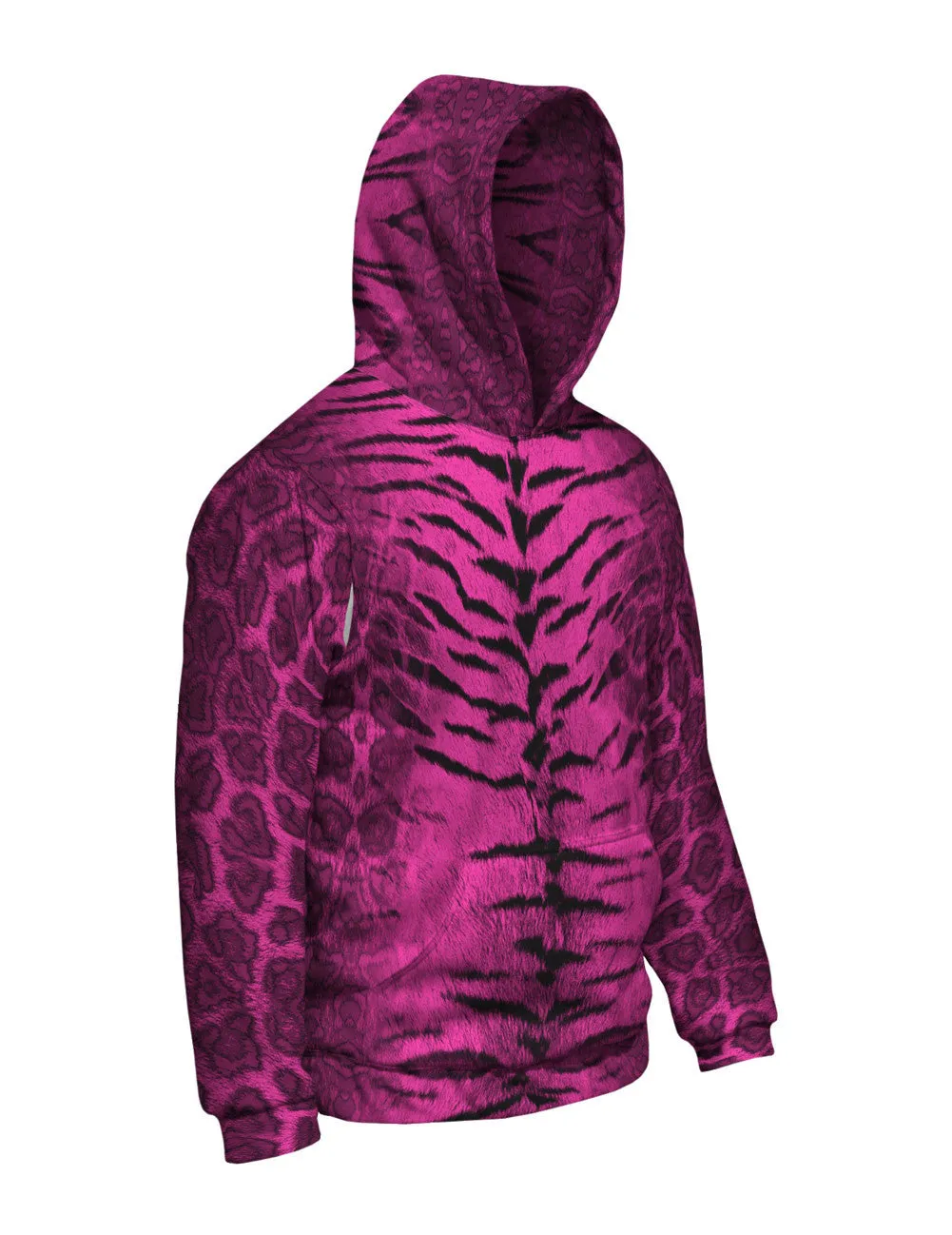 Tiger Leopard Skin Hot Pink