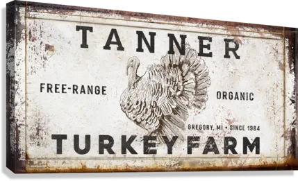 Turkey Hunting Decor in Farmhouse Style Family Name