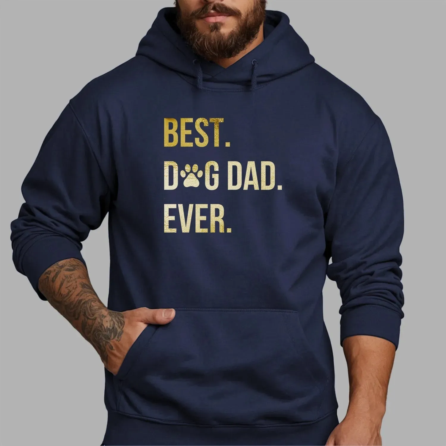 Ultimate Canine Father Pullover - Warm Hoodie for Dog Owners - Stylish Comfort