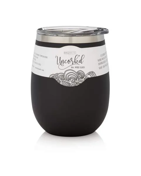 Uncork'd XL 14oz Wine Glass by BruMate® (Multiple Colors)