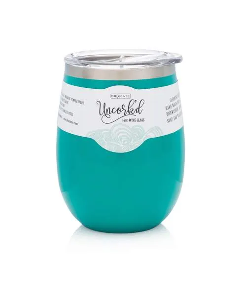 Uncork'd XL 14oz Wine Glass by BruMate® (Multiple Colors)