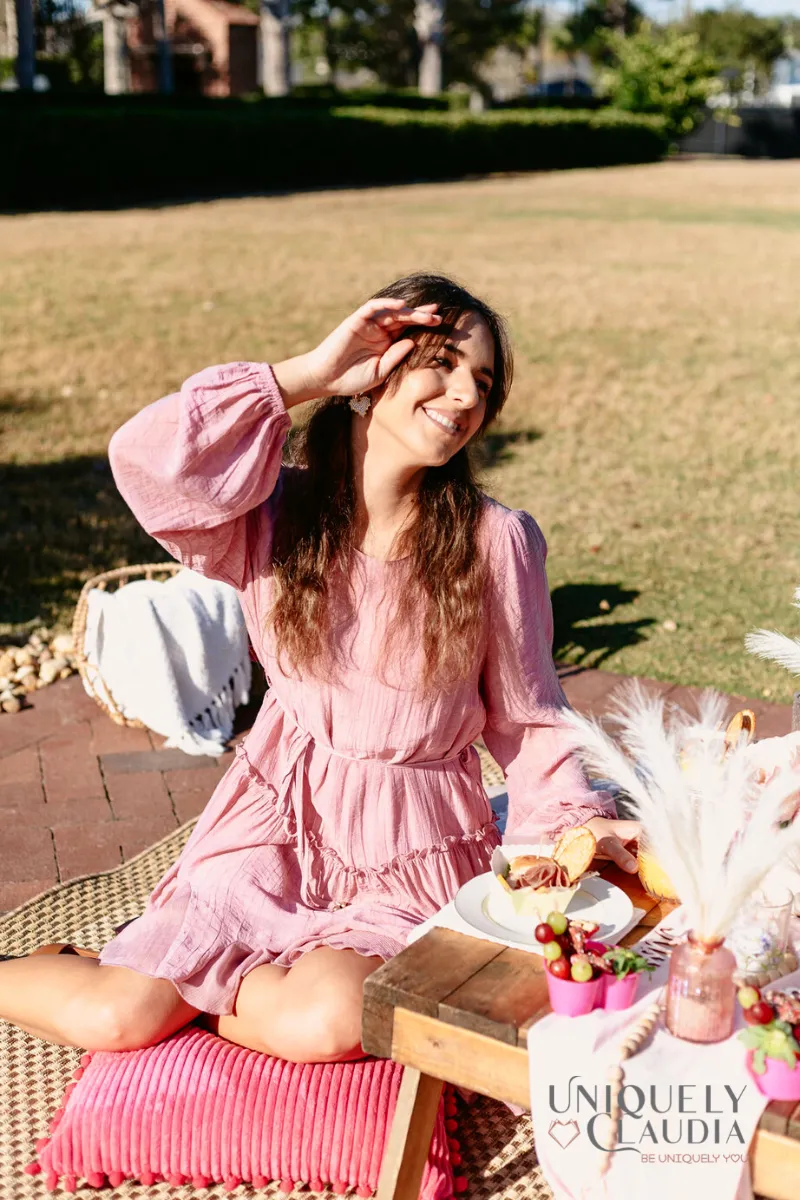 Valentina Ruffled Swing Dress