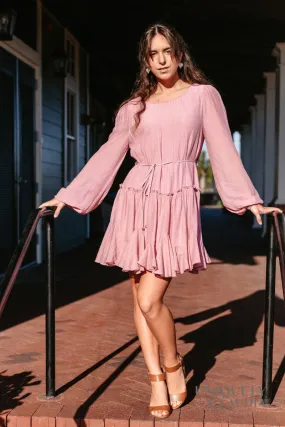 Valentina Ruffled Swing Dress