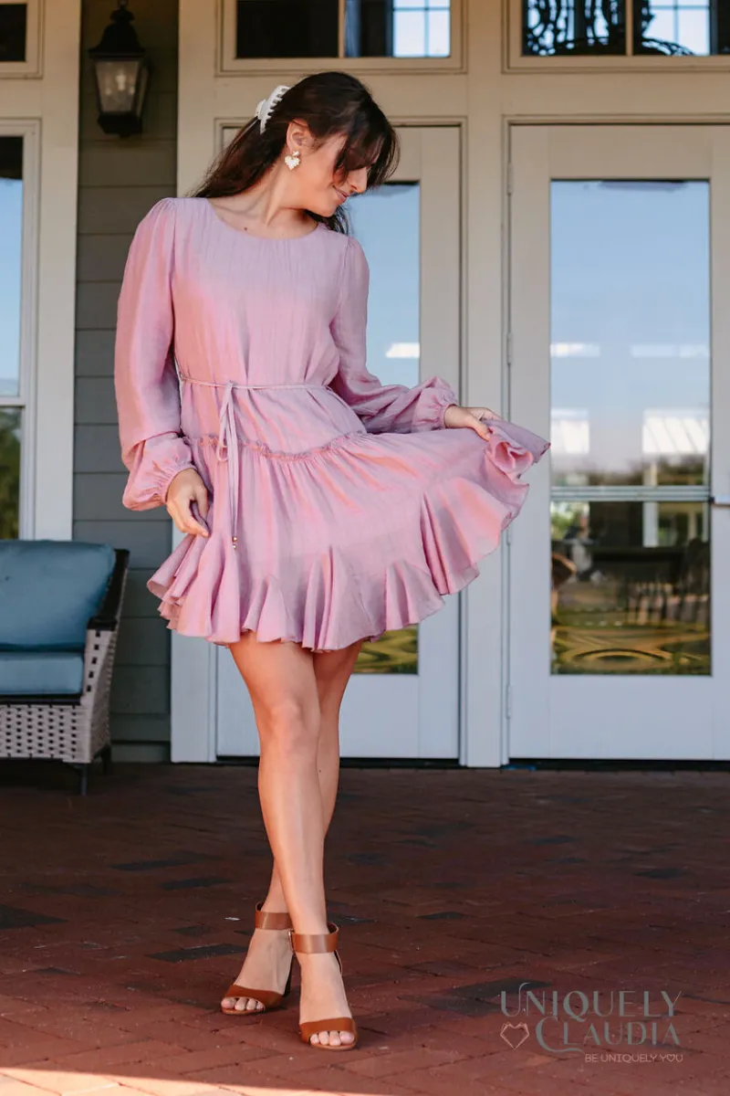 Valentina Ruffled Swing Dress