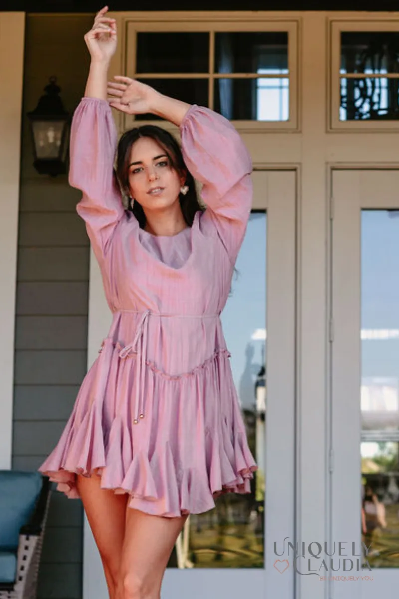 Valentina Ruffled Swing Dress