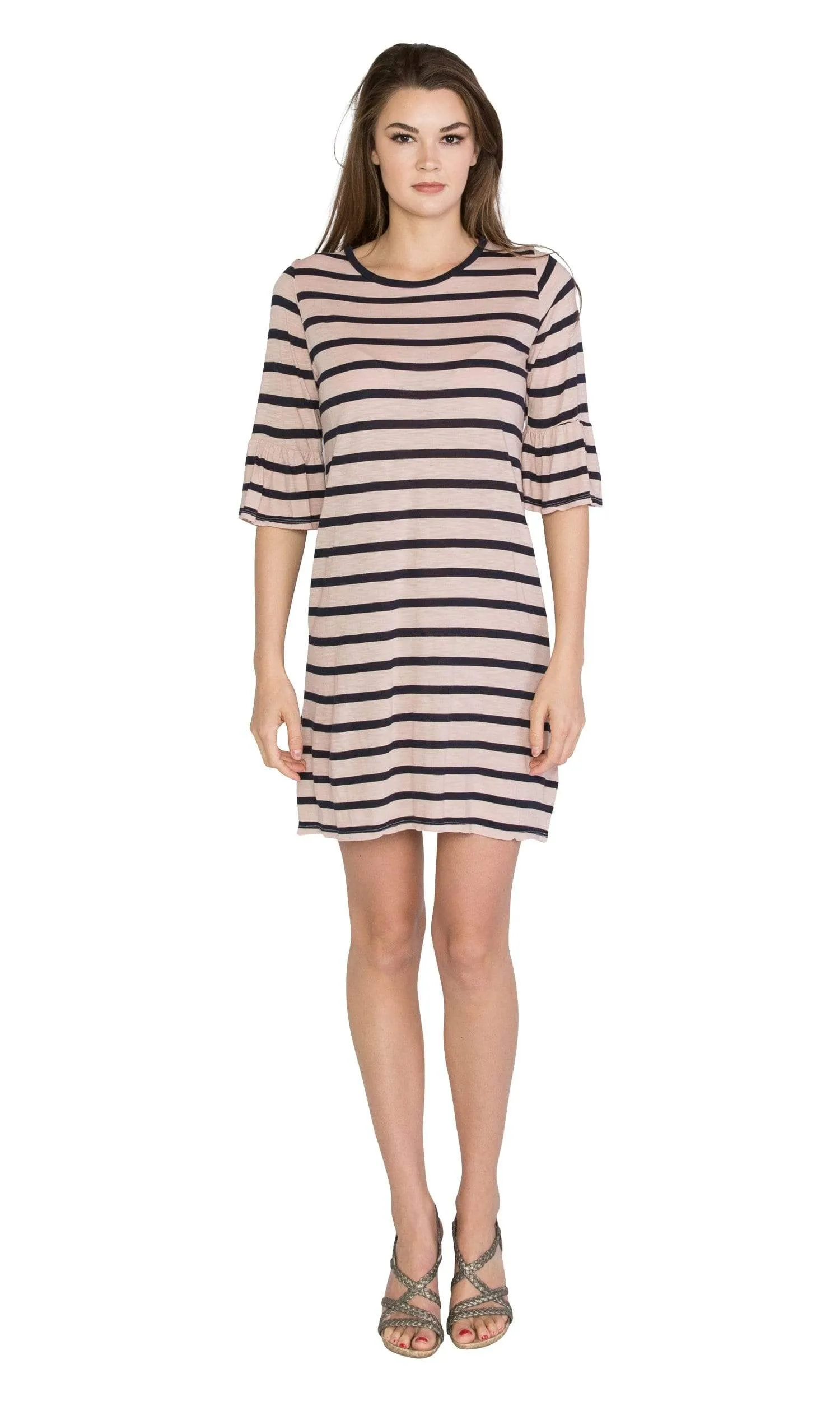 Velvet by Graham & Spencer Andena Cotton Modal Stripe Dress