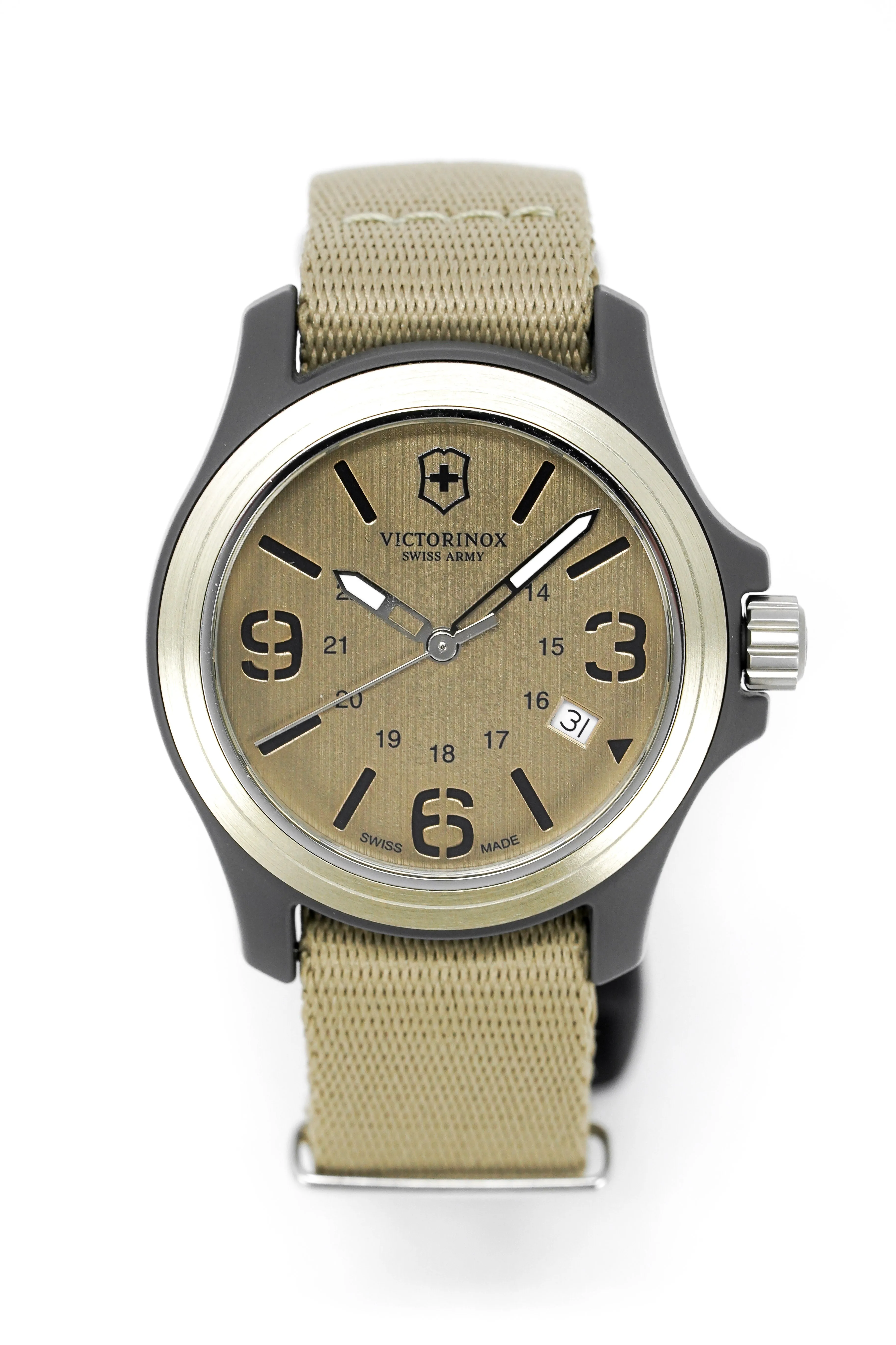Victorinox Men's Watch 3 Hand Mechanical Gold 241516