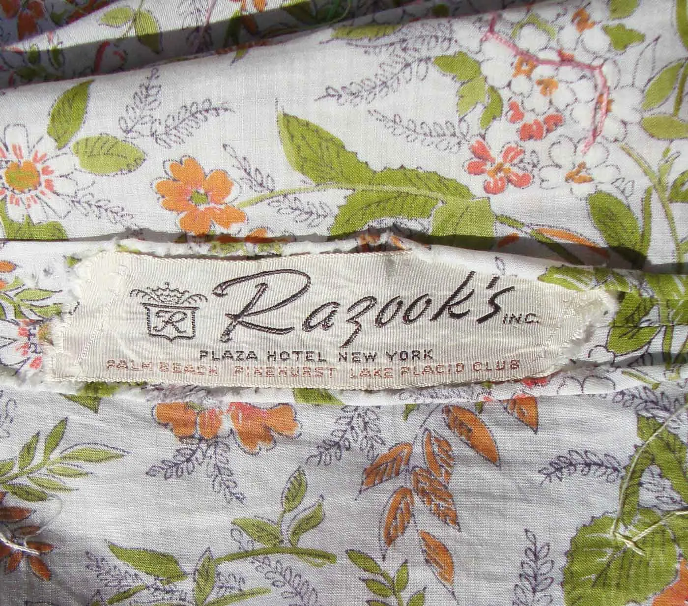 Vintage 50s Dress Cotton Floral Print Circle Skirt S / M – by Razook’s