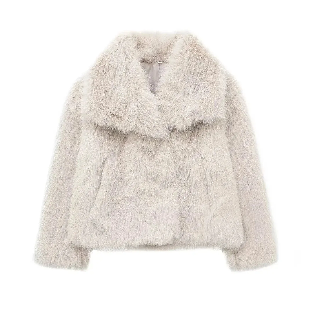Winter Faux Fur Oversize short Coat