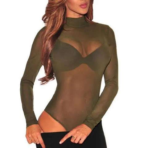 Women Bodycon Jumpsuit Long Sleeve