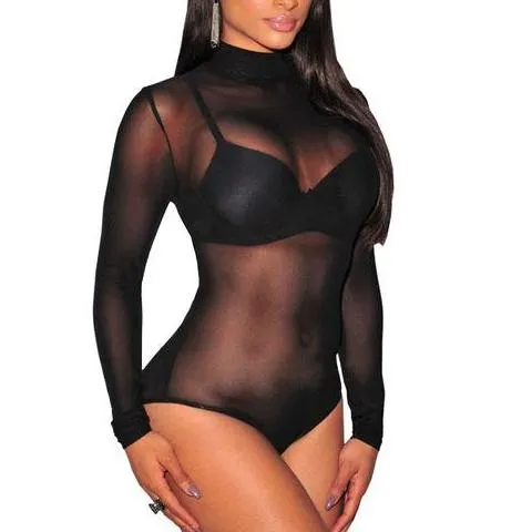 Women Bodycon Jumpsuit Long Sleeve