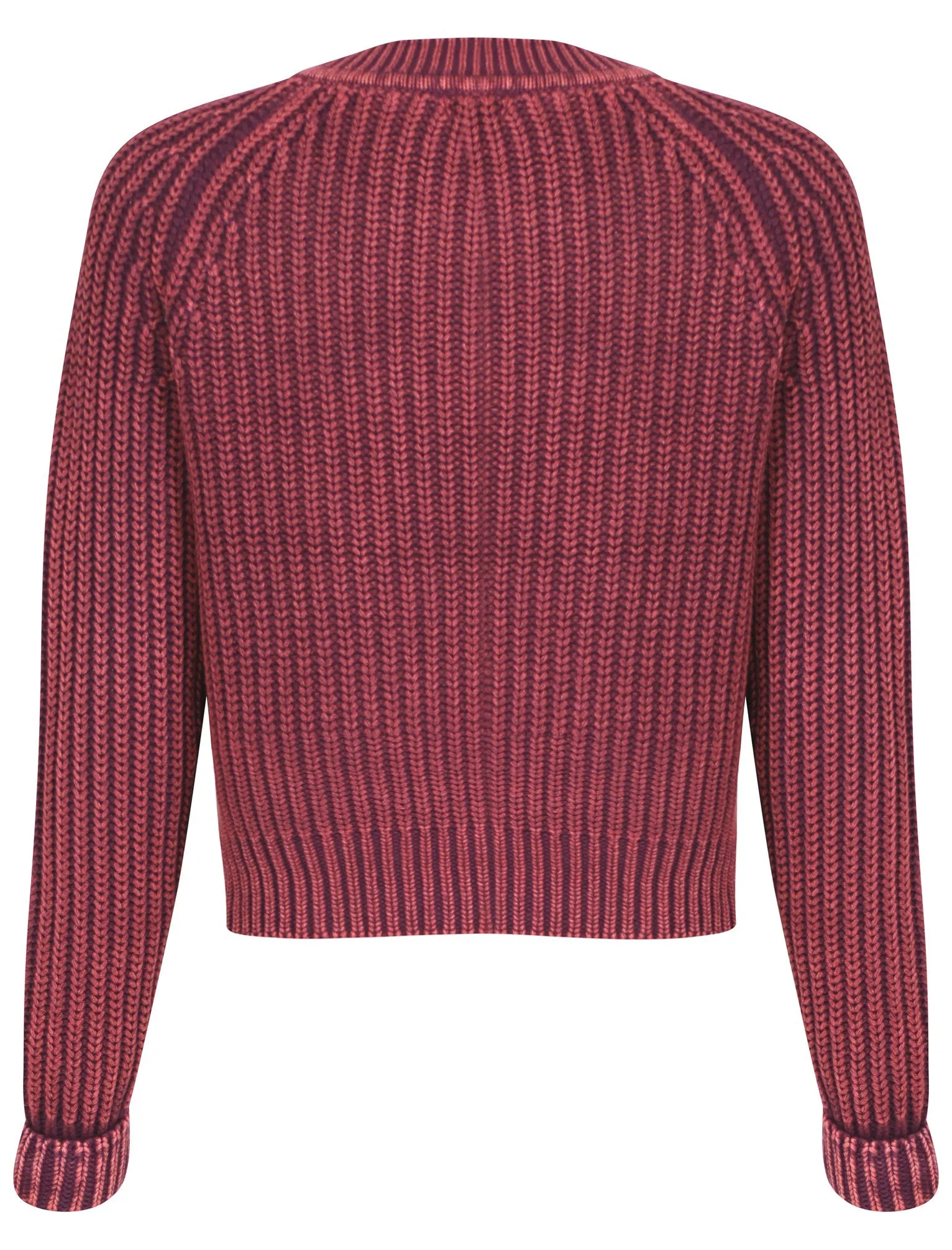 Womens Amara Reya Fern Crew Neck Jumper in dark Purple