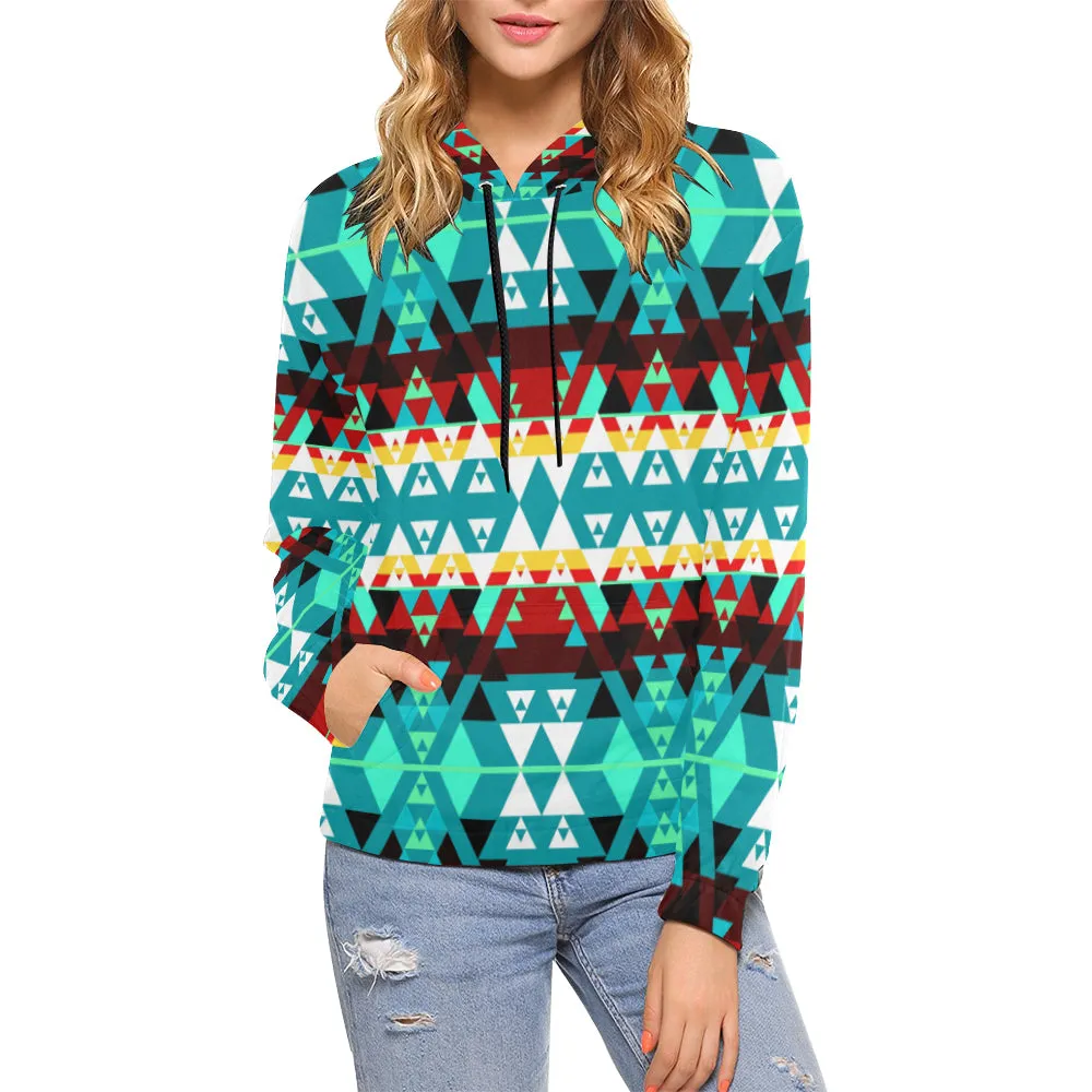 Writing on Stone Wheel Hoodie for Women (USA Size)