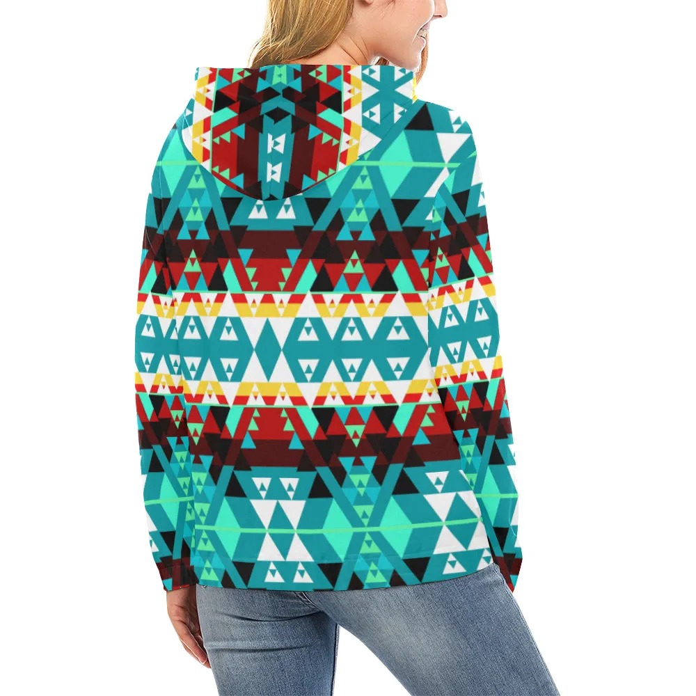 Writing on Stone Wheel Hoodie for Women (USA Size)