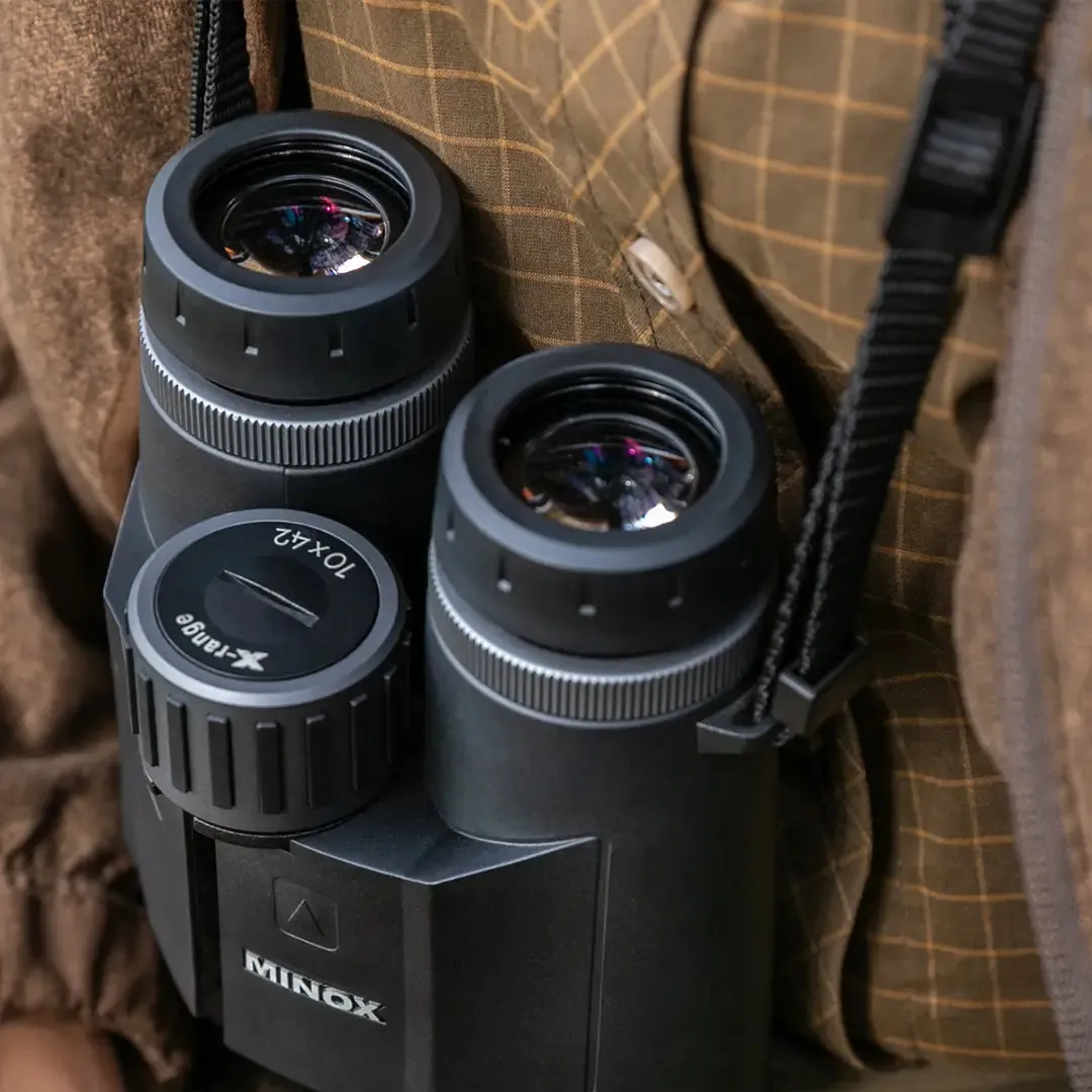 X Range Binoculars w/ Built-in Rangefinder by Minox