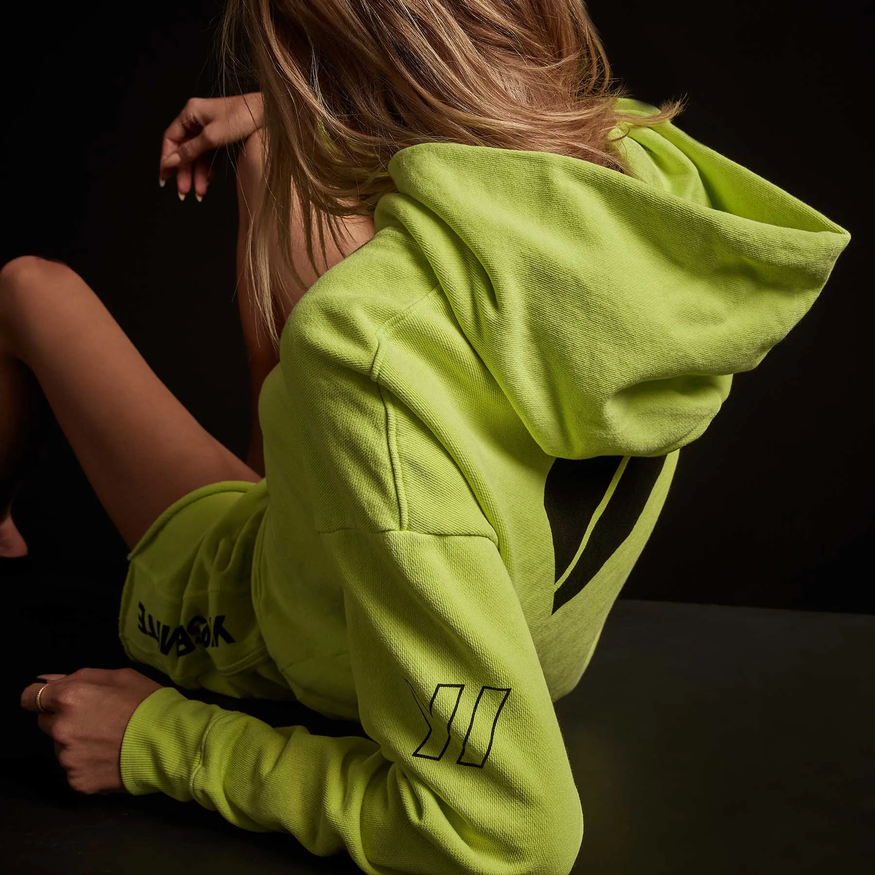 Y/OSEMITE Graphic Pullover Hoodie - Bright Neon/Black